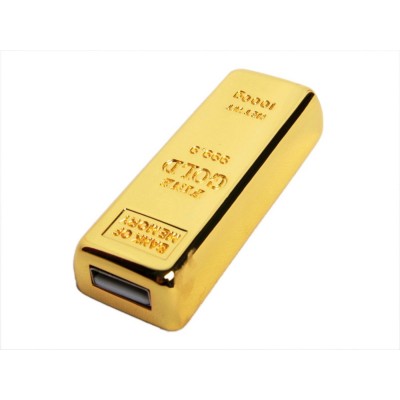 USB 2.0- флешка на 64 Гб в виде слитка золота