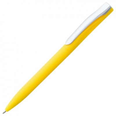 Ручка шариковая Pin Soft Touch, желтая Ручка шариковая Pin Soft Touch, желтая