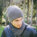 Шапка вязаная двойная Wind с отворотом Шапка вязаная двойная Wind с отворотом